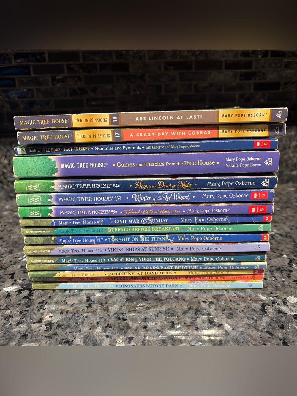Lot of 16 Magic Tree House Books by Mary Pope Osborne Paperback Books